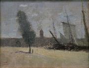 Jean-Baptiste-Camille Corot Dunkerque France oil painting artist
